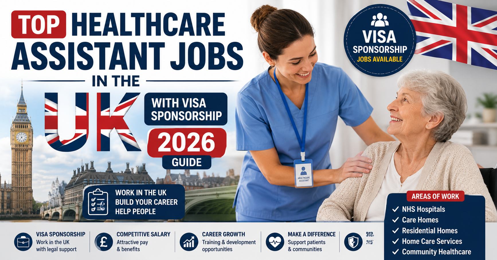 Top Healthcare Assistant Jobs in the UK with Visa Sponsorship (2026)