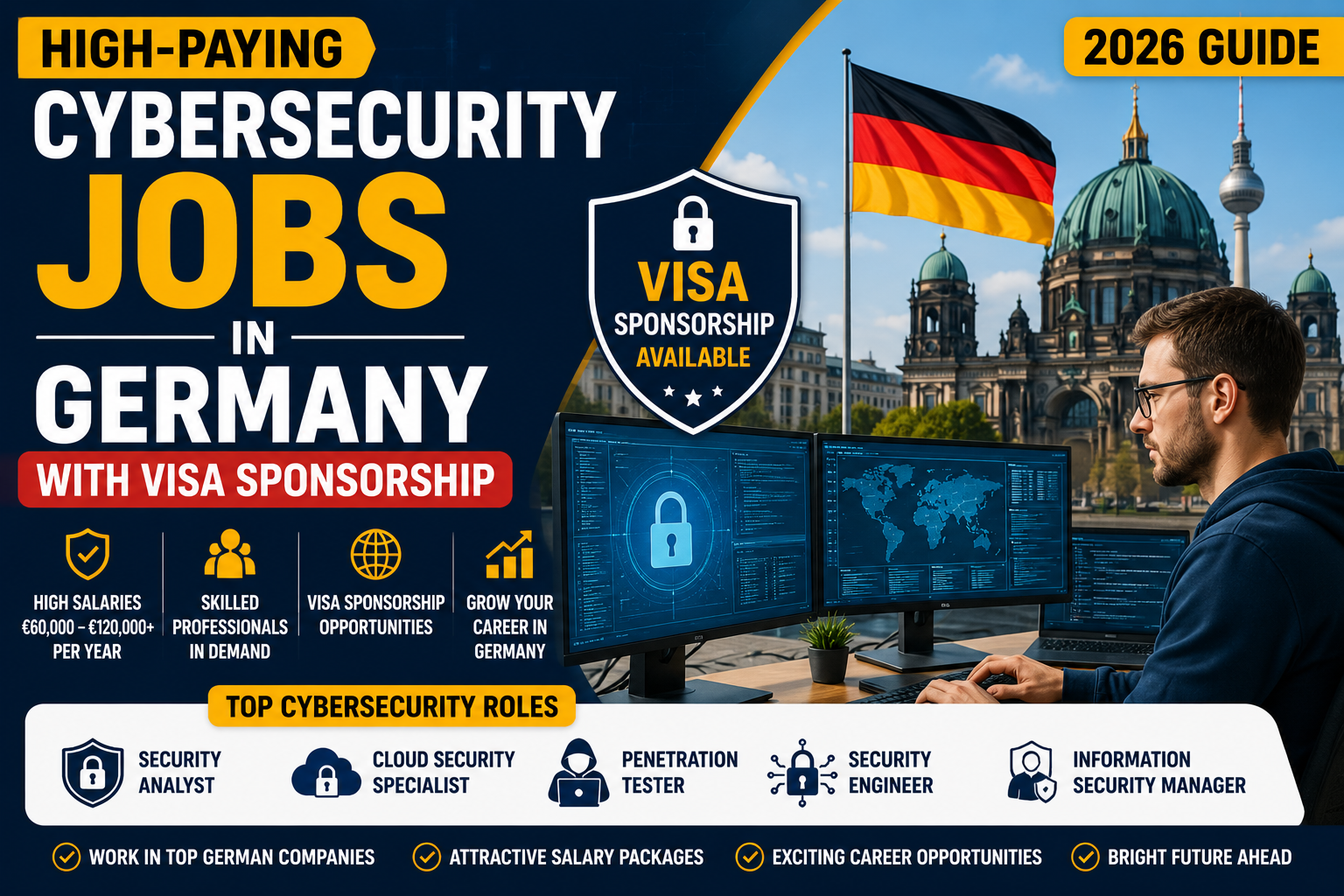 High-Paying Cybersecurity Jobs in Germany with Visa Sponsorship (2026)